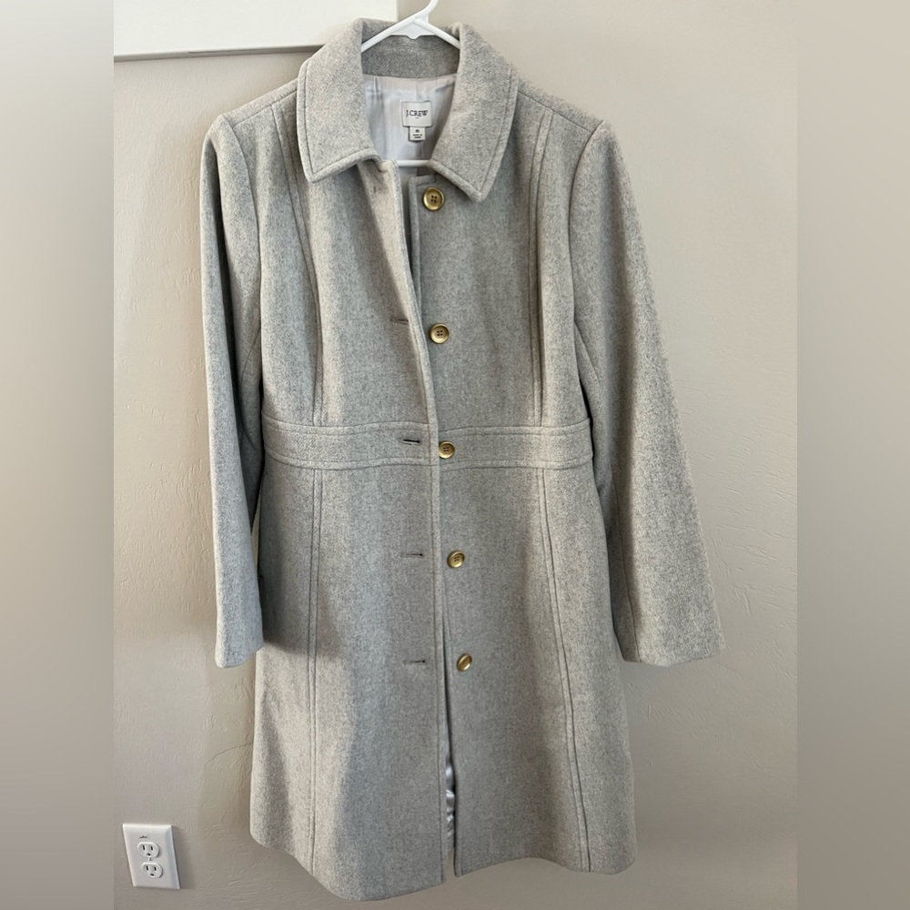 J. crew wool-blend lady coat